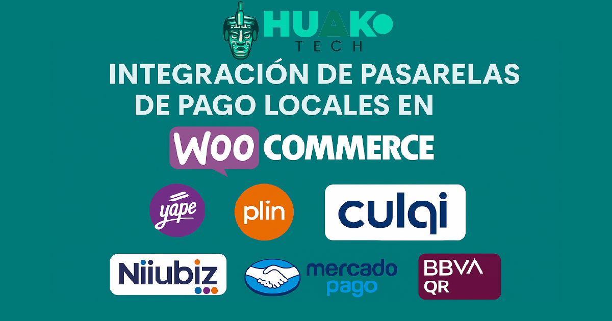 huako pasarelas woocommerce
